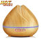 300ML Essential Oil Diffuser Cool Mist Wood Grain Aromatheraply Humidifier With Led Light
